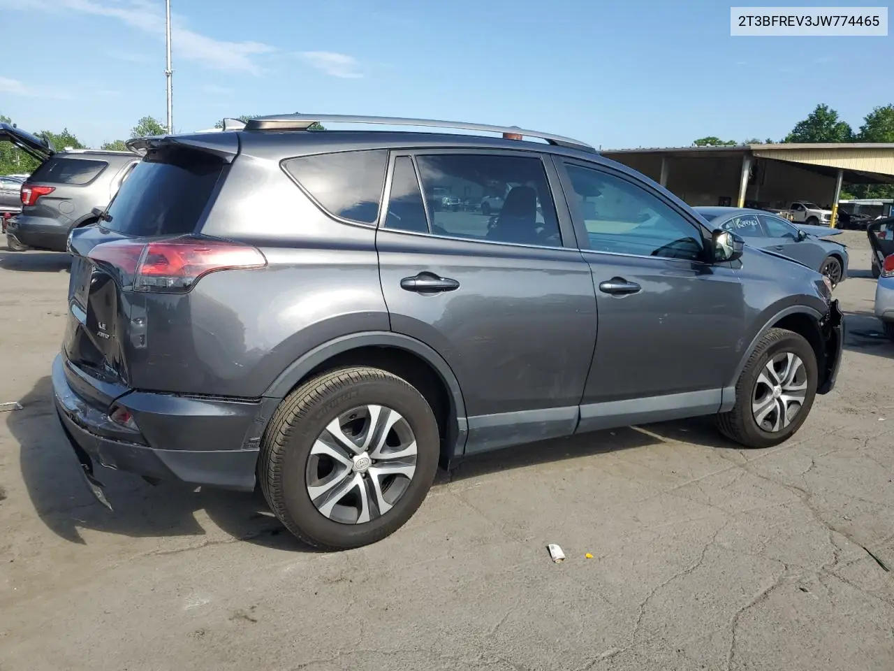 2018 Toyota Rav4 Le VIN: 2T3BFREV3JW774465 Lot: 62820805