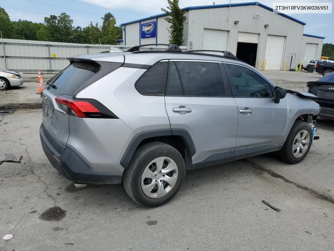 2019 Toyota Rav4 Le VIN: 2T3H1RFV3KW036951 Lot: 54156495