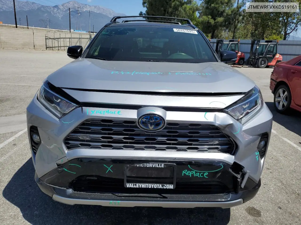 2019 Toyota Rav4 Xse VIN: JTMEWRFVXKD519161 Lot: 56267625
