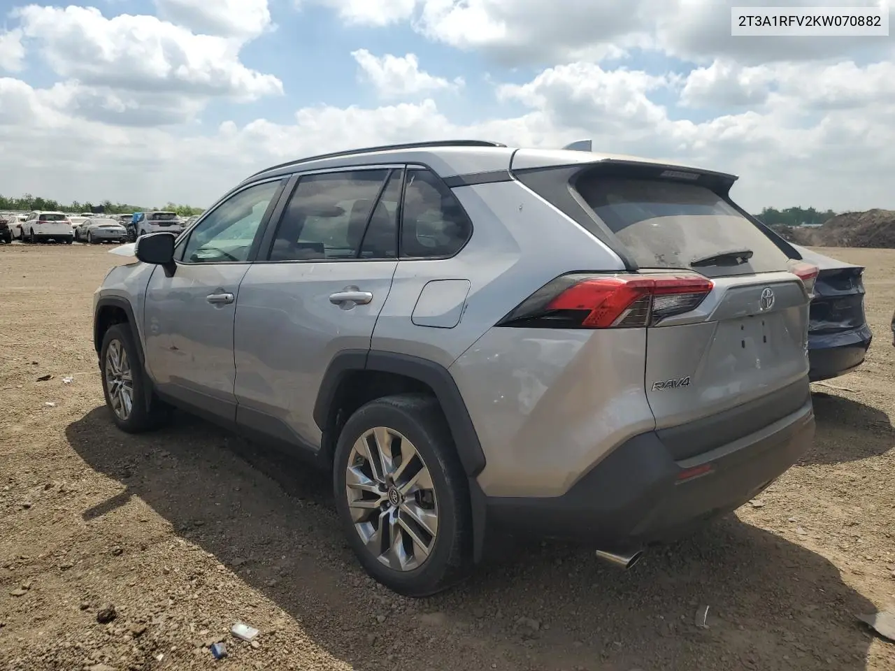 2019 Toyota Rav4 Xle Premium VIN: 2T3A1RFV2KW070882 Lot: 57052905