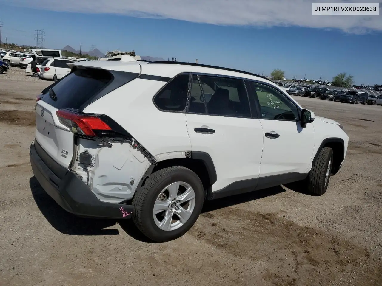 2019 Toyota Rav4 Xle VIN: JTMP1RFVXKD023638 Lot: 57143605