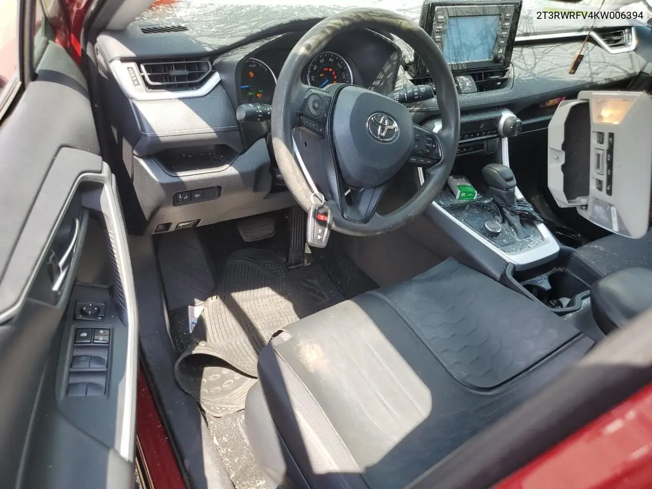 2019 Toyota Rav4 Xle VIN: 2T3RWRFV4KW006394 Lot: 62928805