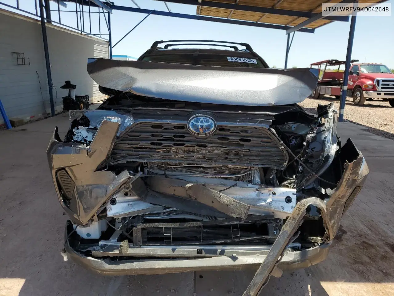 2019 Toyota Rav4 Le VIN: JTMLWRFV9KD042648 Lot: 63061855