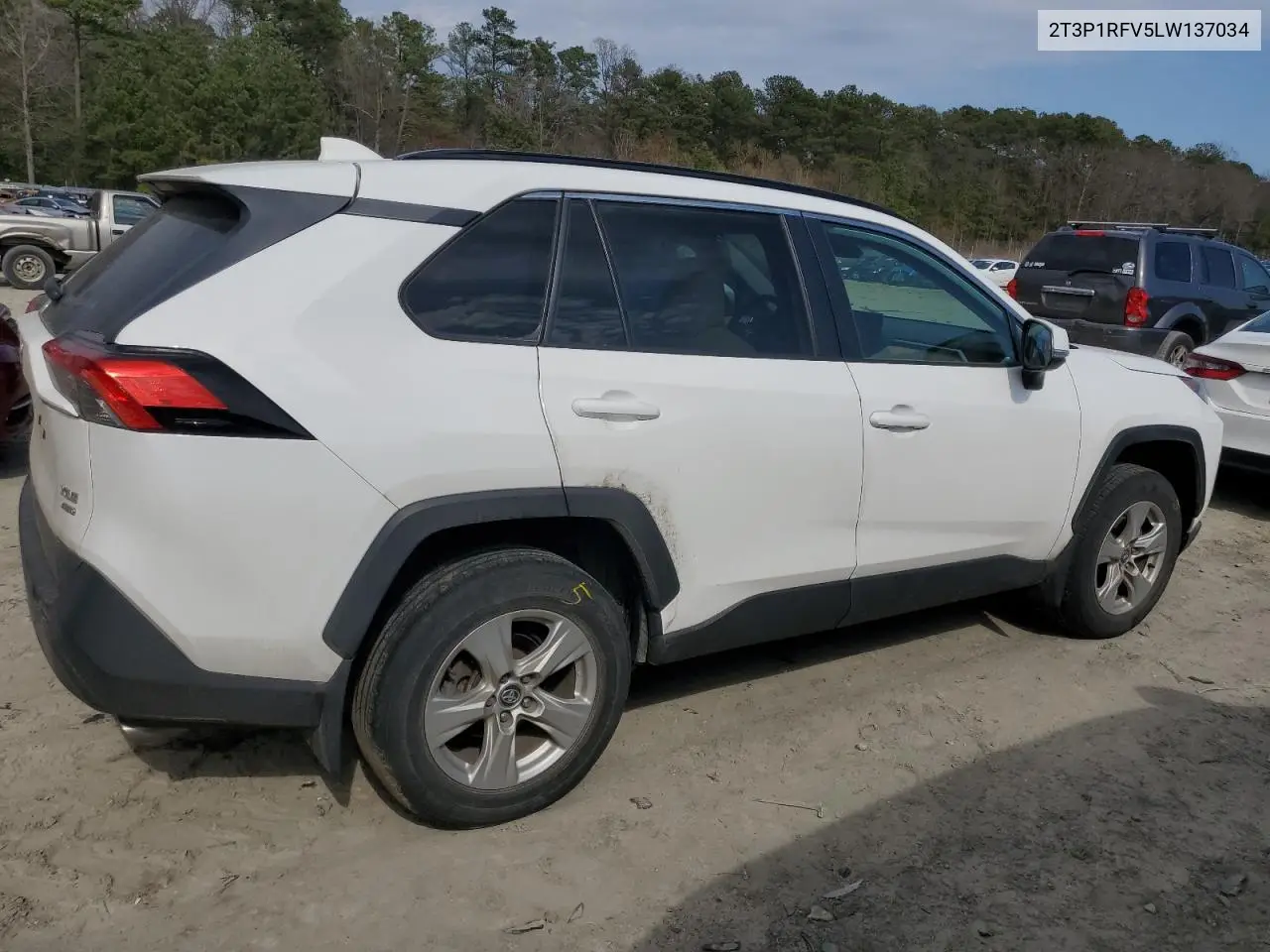 2020 Toyota Rav4 Xle VIN: 2T3P1RFV5LW137034 Lot: 50709555