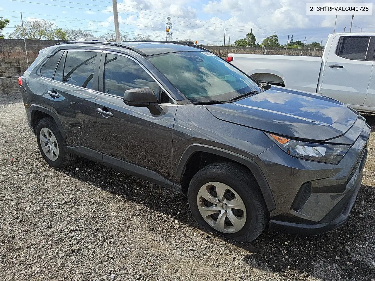 2020 Toyota Rav4 Le VIN: 2T3H1RFVXLC040725 Lot: 53124575