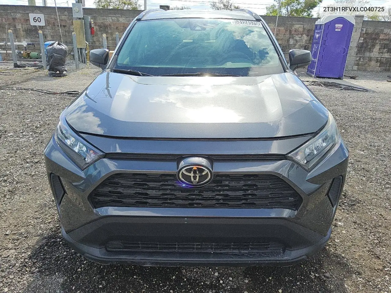 2020 Toyota Rav4 Le VIN: 2T3H1RFVXLC040725 Lot: 53124575