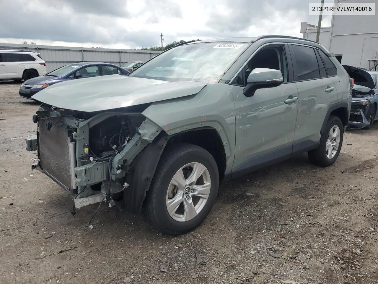 2020 Toyota Rav4 Xle VIN: 2T3P1RFV7LW140016 Lot: 56528655