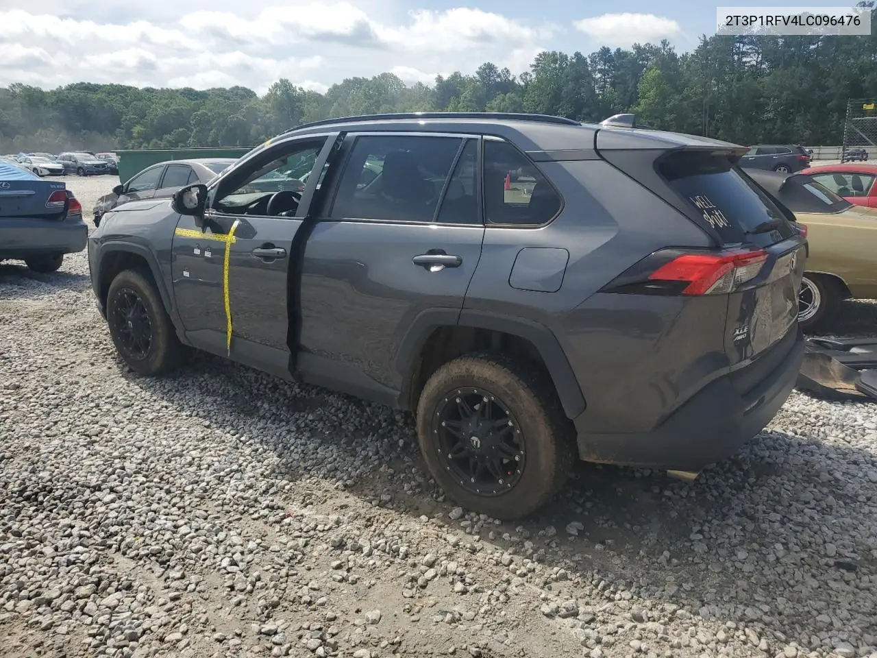 2020 Toyota Rav4 Xle VIN: 2T3P1RFV4LC096476 Lot: 56592615
