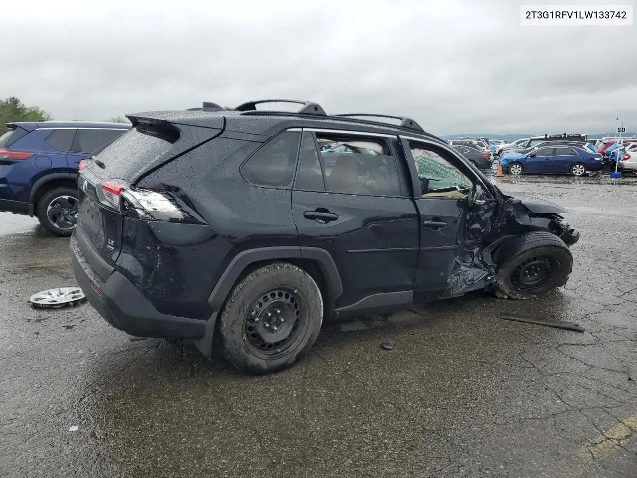2020 Toyota Rav4 Le VIN: 2T3G1RFV1LW133742 Lot: 57030085