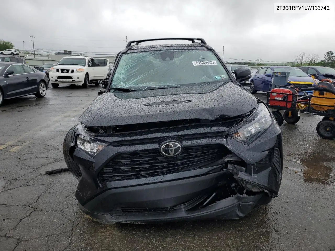 2020 Toyota Rav4 Le VIN: 2T3G1RFV1LW133742 Lot: 57030085