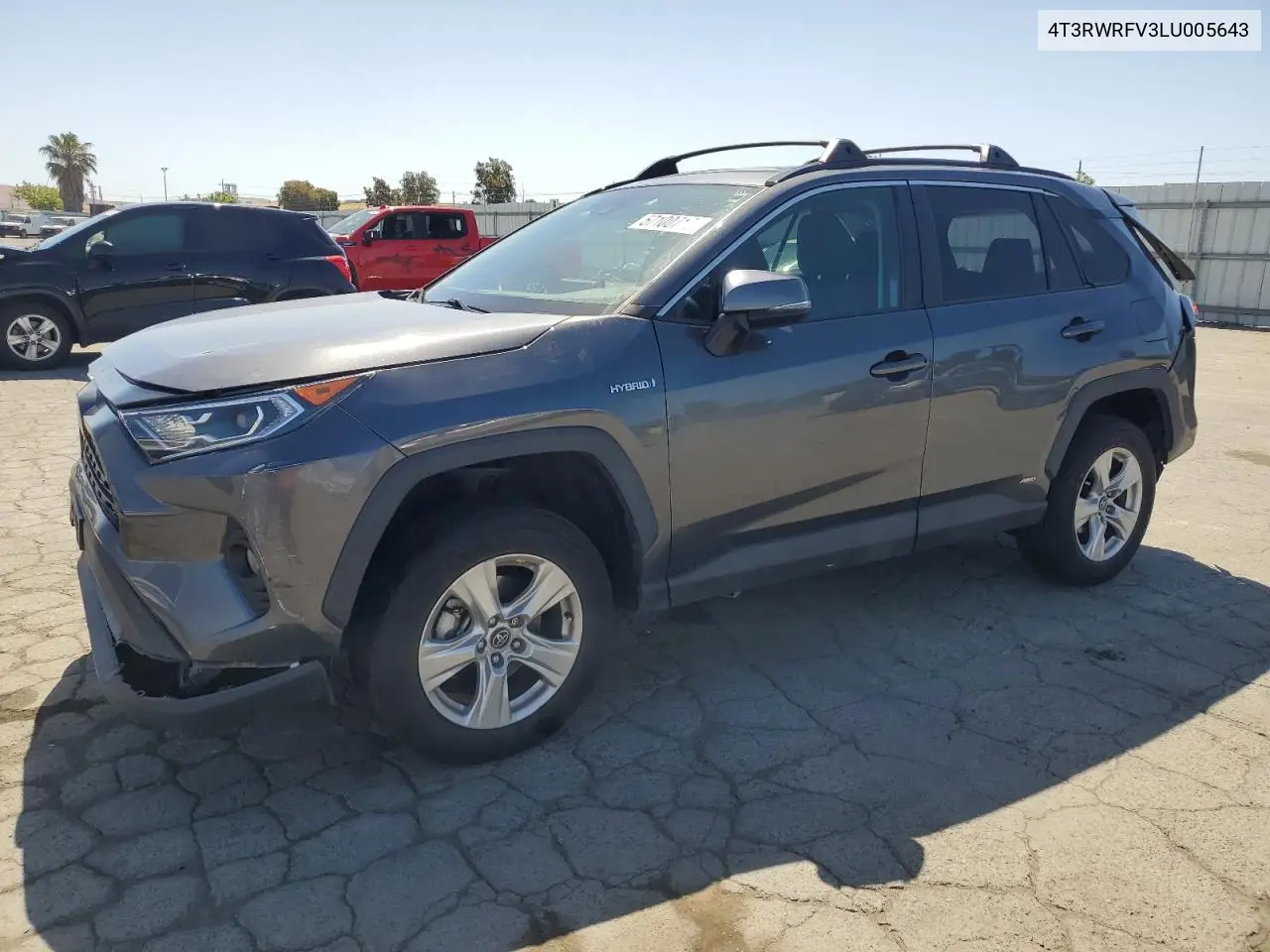 2020 Toyota Rav4 Xle VIN: 4T3RWRFV3LU005643 Lot: 57100715