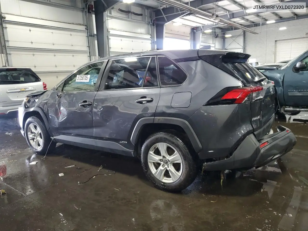 2020 Toyota Rav4 Xle VIN: JTMRWRFVXLD072320 Lot: 57258705