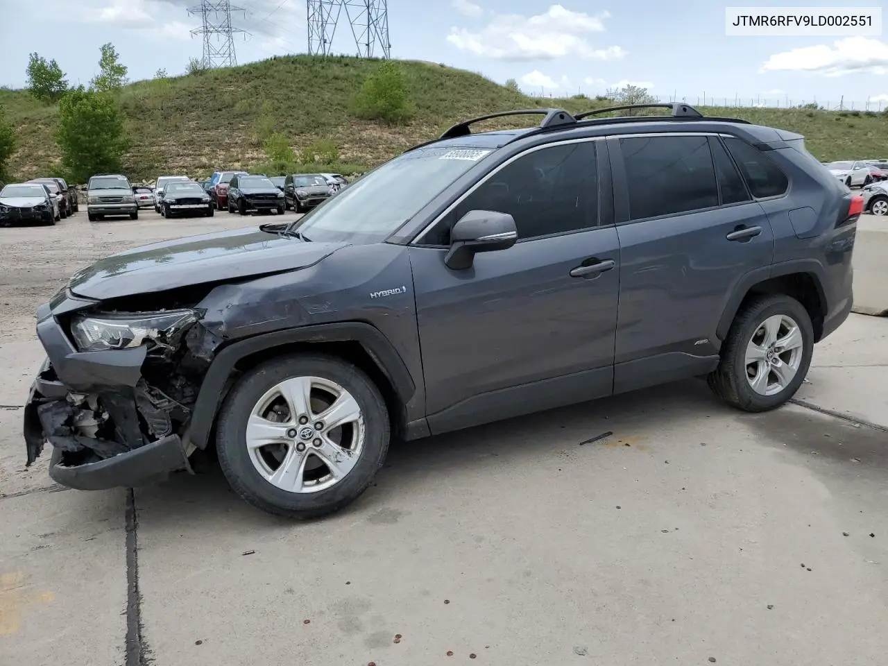 2020 Toyota Rav4 Xle VIN: JTMR6RFV9LD002551 Lot: 58908065