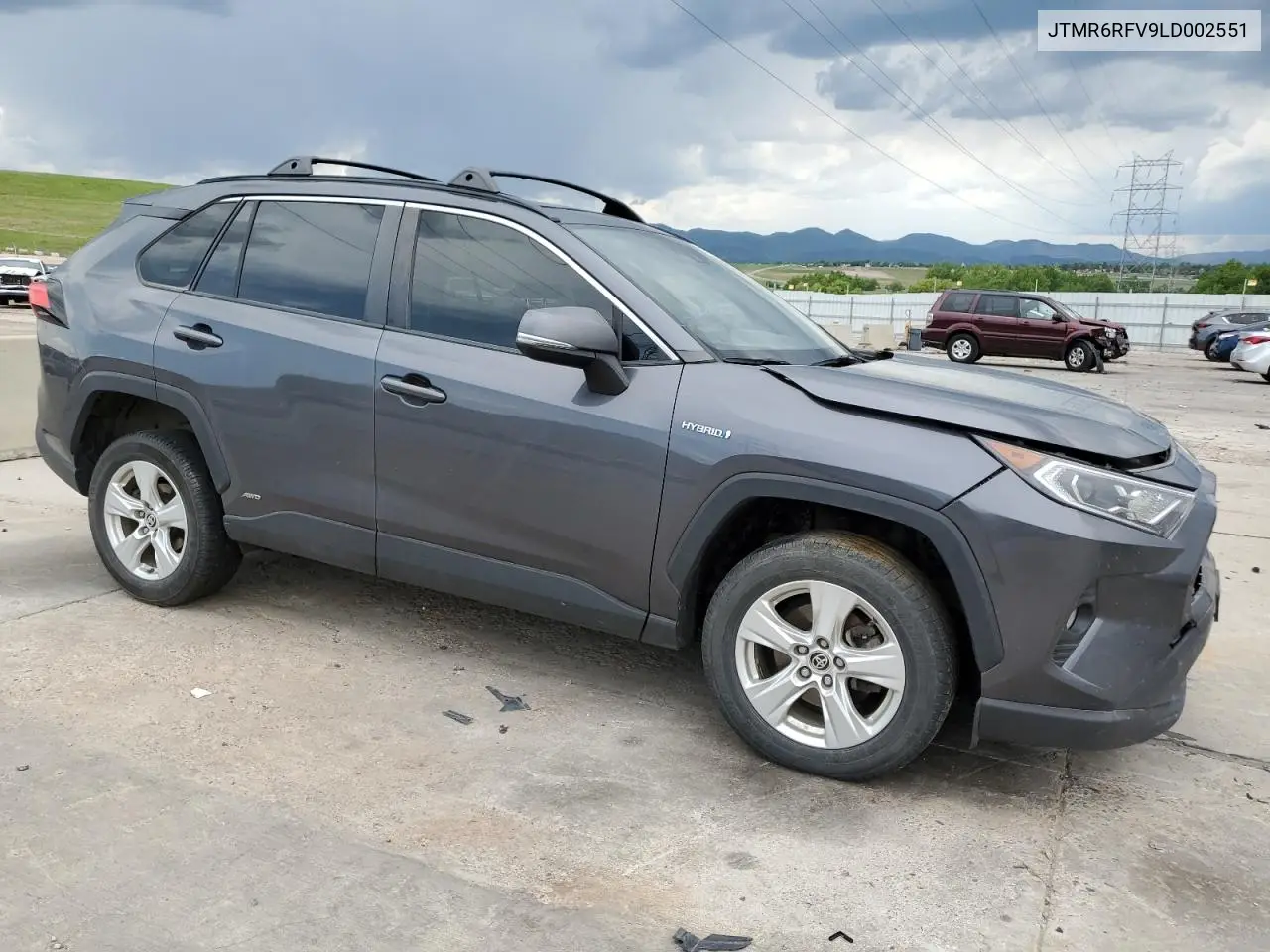 2020 Toyota Rav4 Xle VIN: JTMR6RFV9LD002551 Lot: 58908065