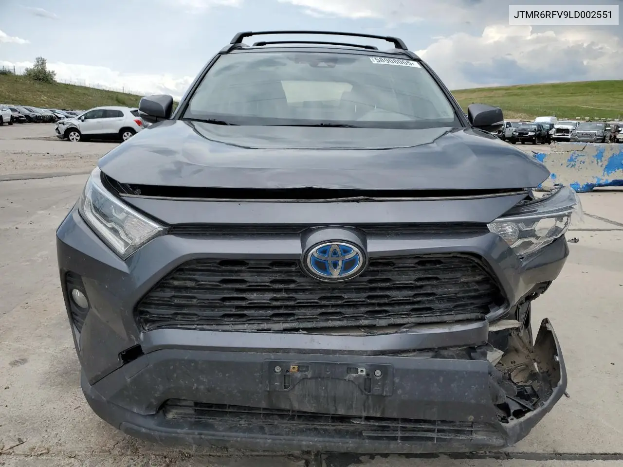 2020 Toyota Rav4 Xle VIN: JTMR6RFV9LD002551 Lot: 58908065