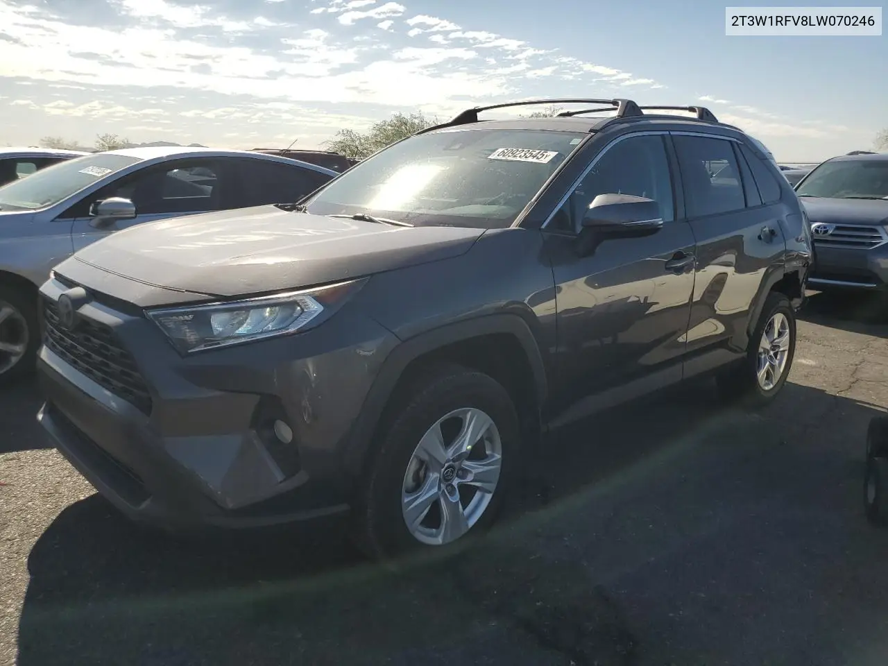 2020 Toyota Rav4 Xle VIN: 2T3W1RFV8LW070246 Lot: 60923545