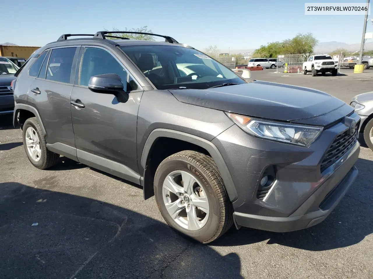 2020 Toyota Rav4 Xle VIN: 2T3W1RFV8LW070246 Lot: 60923545