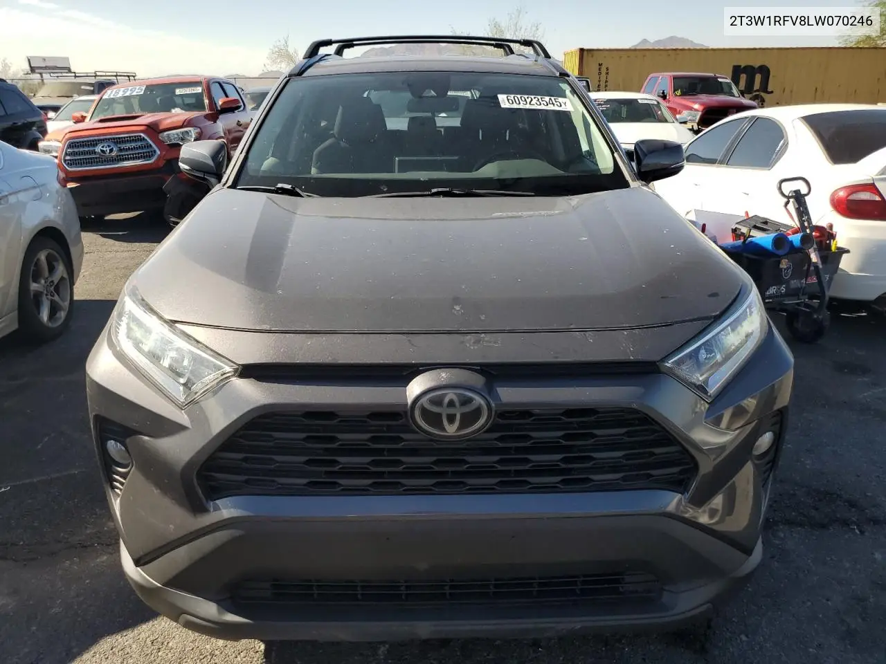 2020 Toyota Rav4 Xle VIN: 2T3W1RFV8LW070246 Lot: 60923545