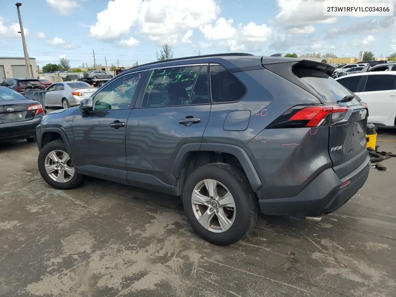 2020 Toyota Rav4 Xle VIN: 2T3W1RFV1LC034366 Lot: 61774875