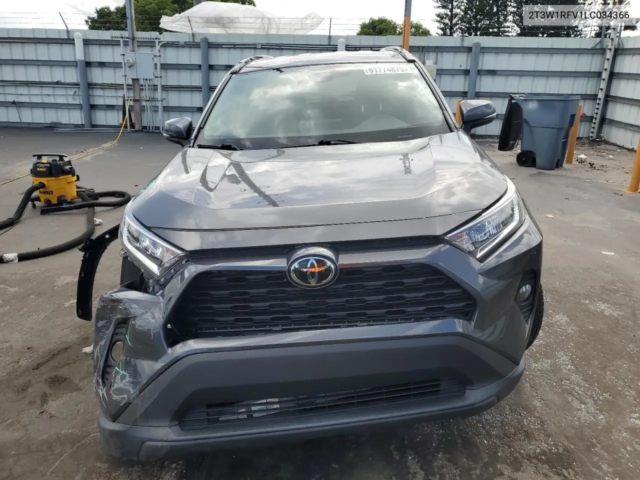 2020 Toyota Rav4 Xle VIN: 2T3W1RFV1LC034366 Lot: 61774875