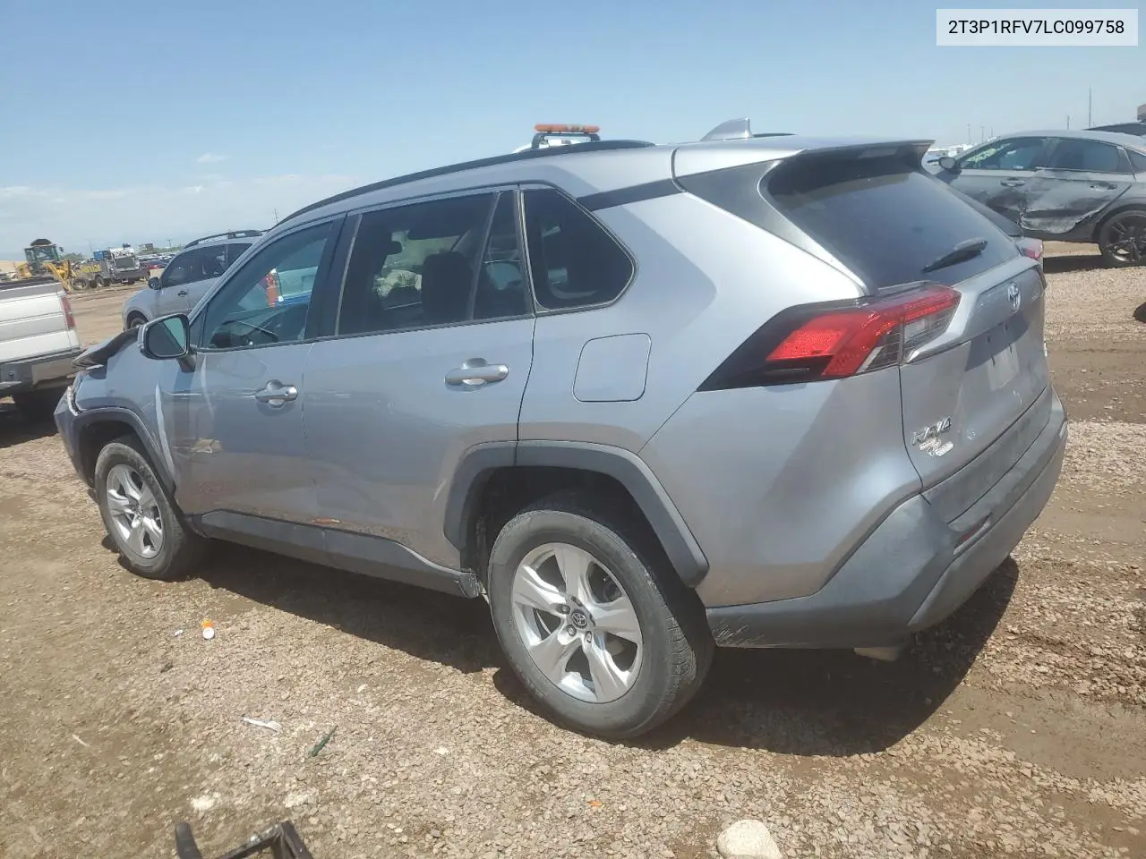 2020 Toyota Rav4 Xle VIN: 2T3P1RFV7LC099758 Lot: 62161885