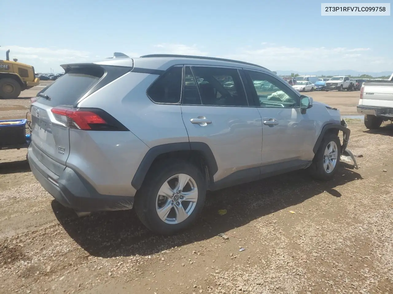 2020 Toyota Rav4 Xle VIN: 2T3P1RFV7LC099758 Lot: 62161885