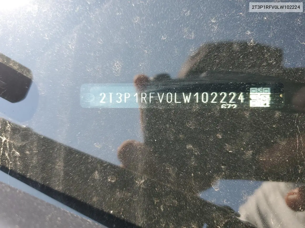 2020 Toyota Rav4 Xle VIN: 2T3P1RFV0LW102224 Lot: 62390525