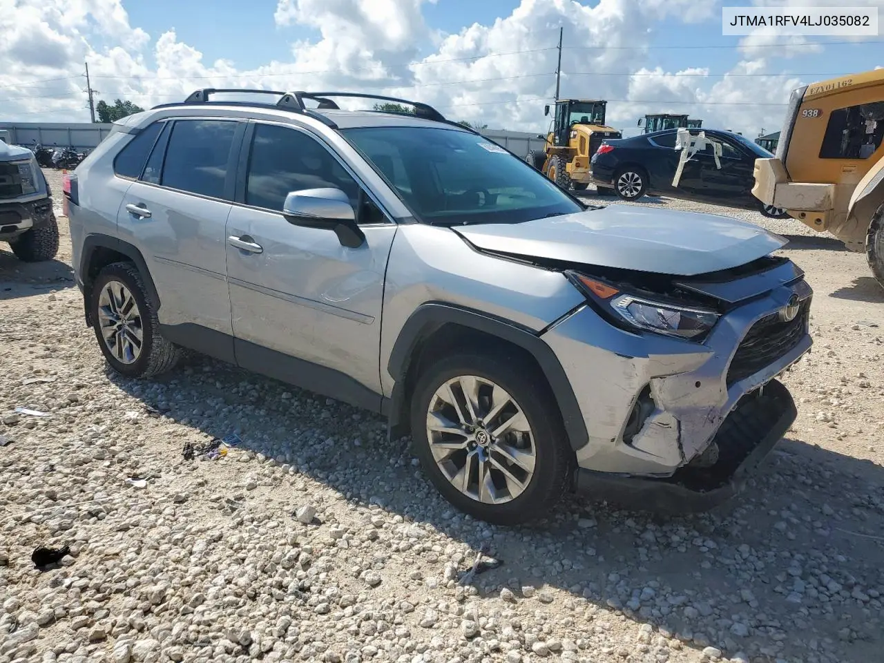2020 Toyota Rav4 Xle Premium VIN: JTMA1RFV4LJ035082 Lot: 62845695