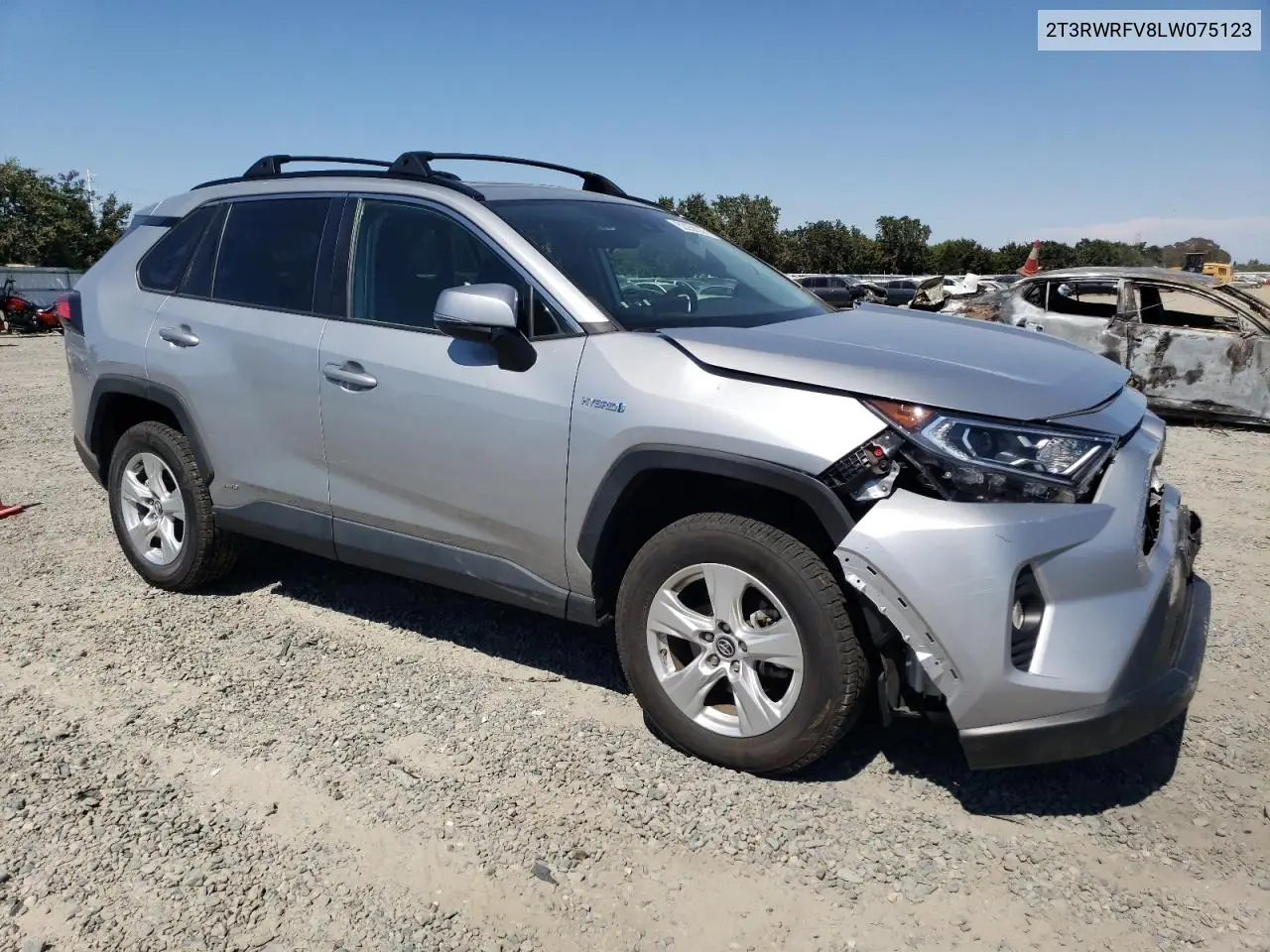 2020 Toyota Rav4 Xle VIN: 2T3RWRFV8LW075123 Lot: 62958255