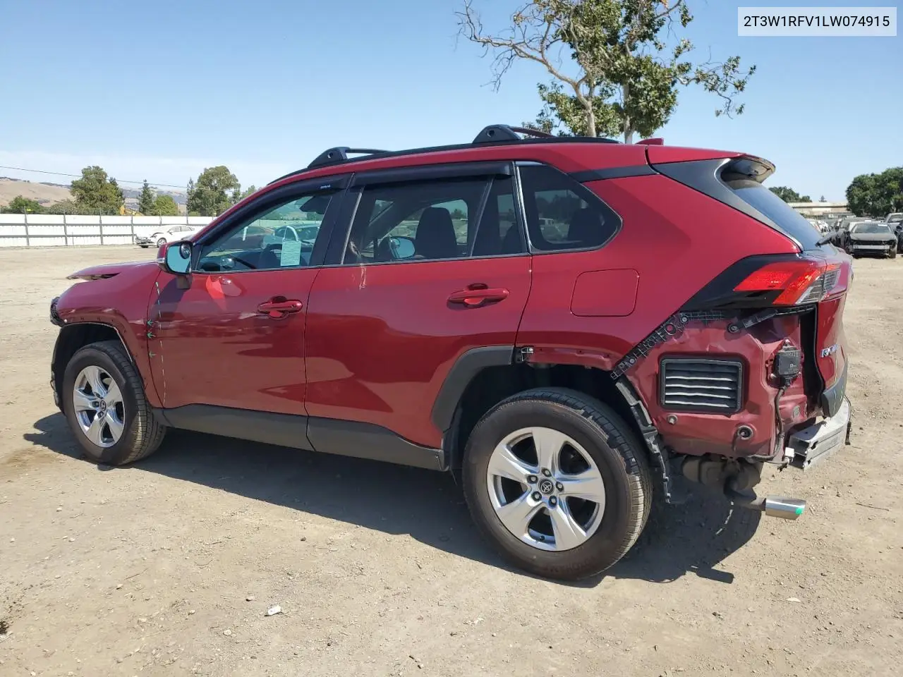 2020 Toyota Rav4 Xle VIN: 2T3W1RFV1LW074915 Lot: 63418375