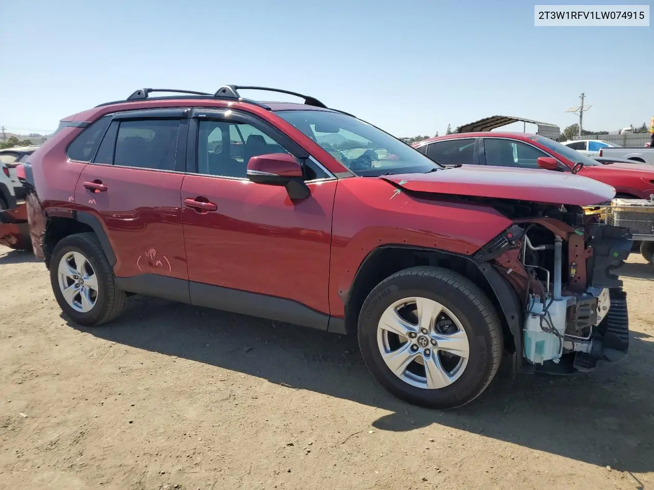 2020 Toyota Rav4 Xle VIN: 2T3W1RFV1LW074915 Lot: 63418375