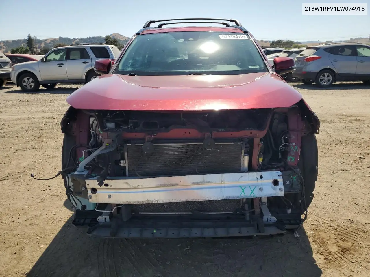 2020 Toyota Rav4 Xle VIN: 2T3W1RFV1LW074915 Lot: 63418375