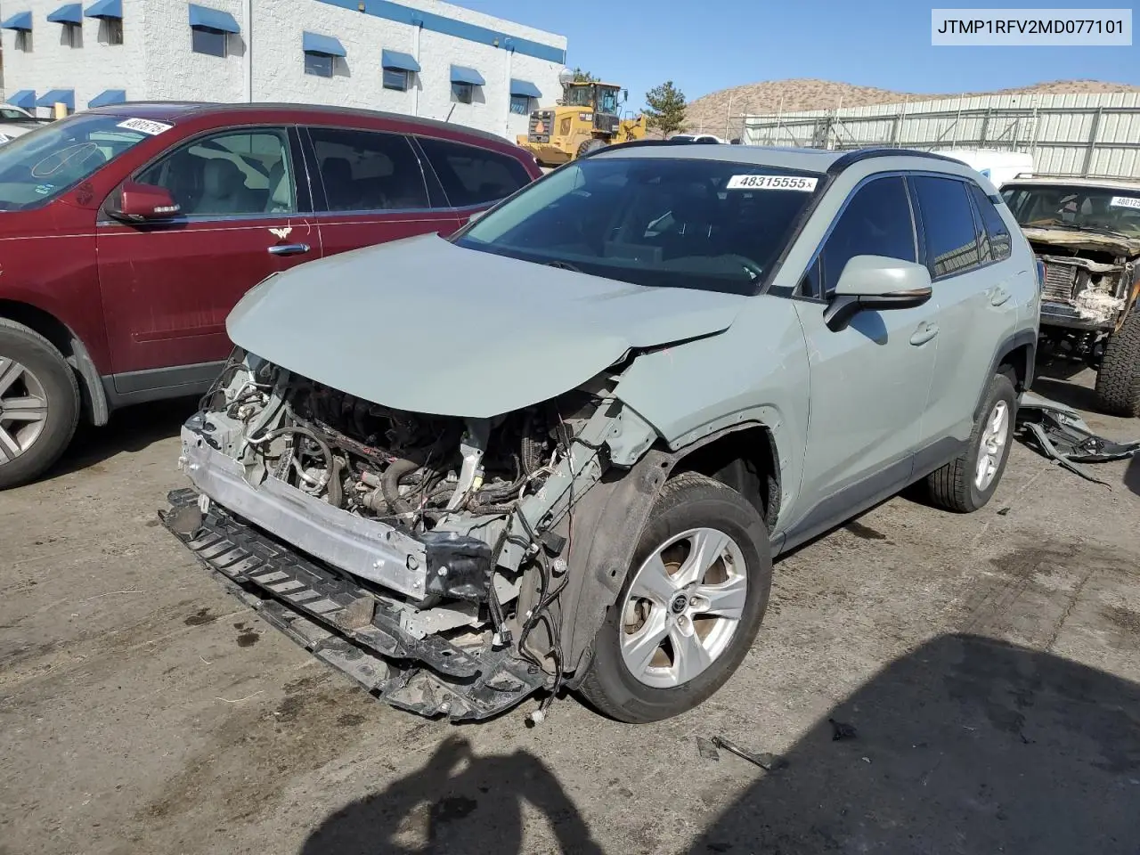 2021 Toyota Rav4 Xle VIN: JTMP1RFV2MD077101 Lot: 48315555