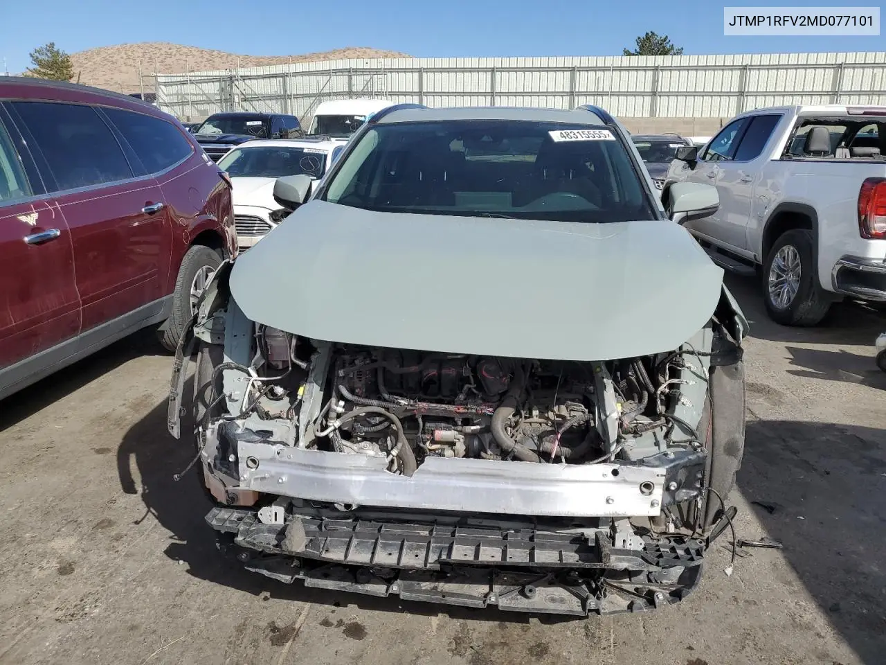 2021 Toyota Rav4 Xle VIN: JTMP1RFV2MD077101 Lot: 48315555