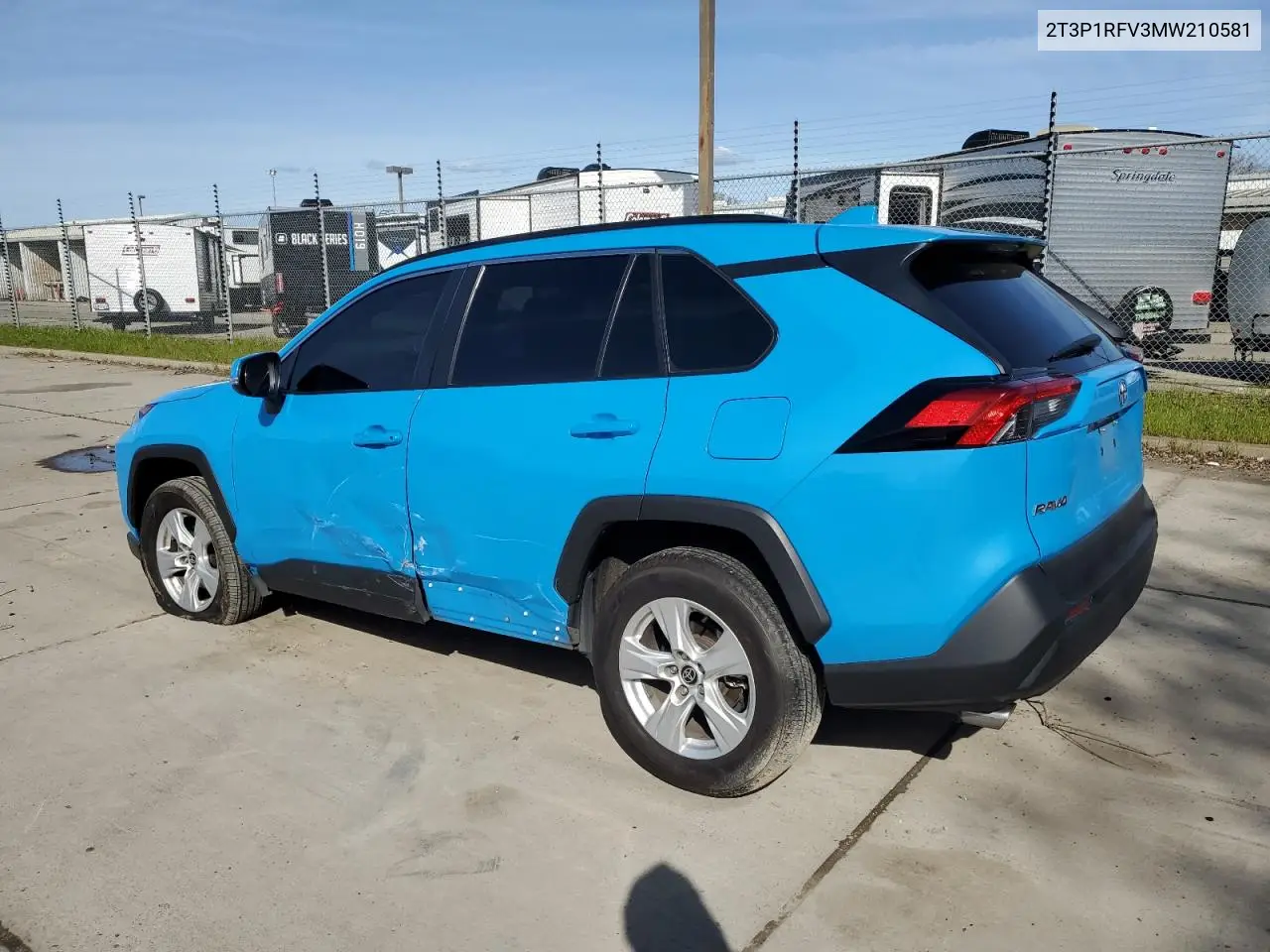 2021 Toyota Rav4 Xle VIN: 2T3P1RFV3MW210581 Lot: 49719345