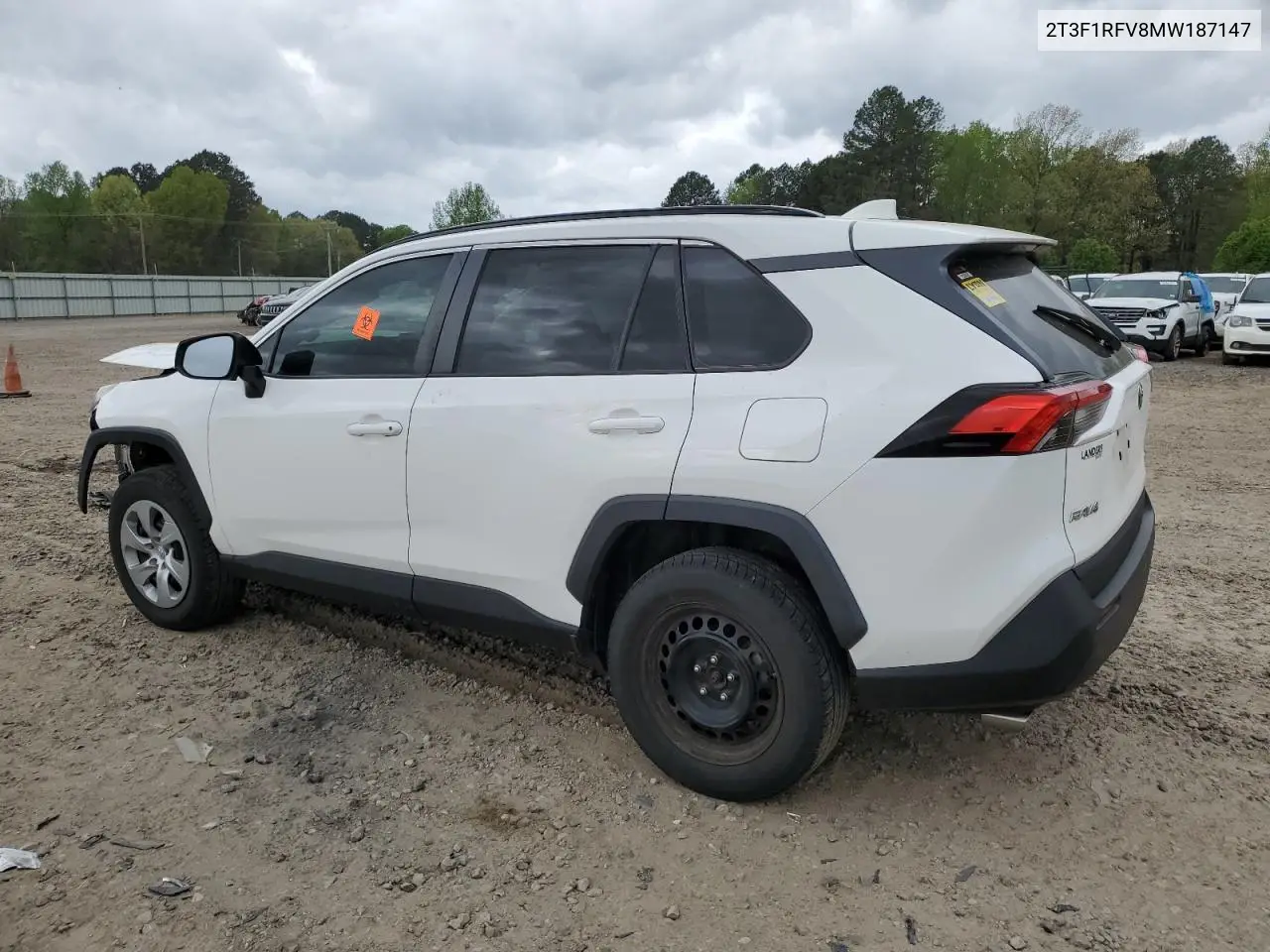 2021 Toyota Rav4 Le VIN: 2T3F1RFV8MW187147 Lot: 51596035