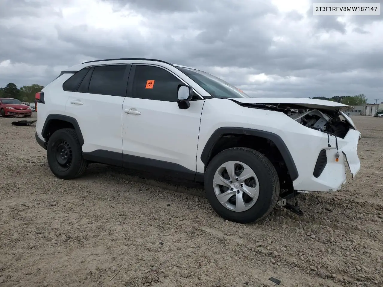 2021 Toyota Rav4 Le VIN: 2T3F1RFV8MW187147 Lot: 51596035