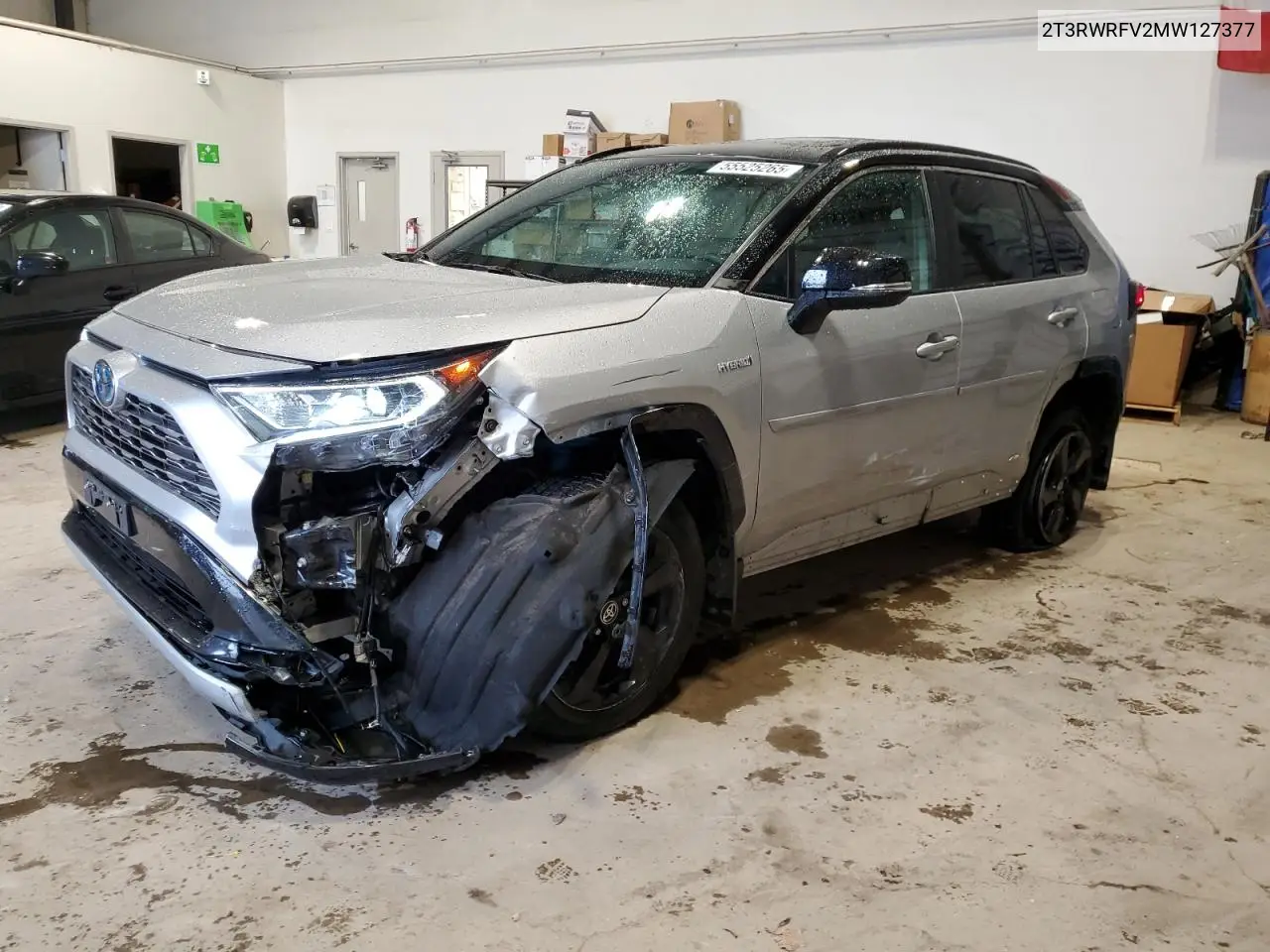 2021 Toyota Rav4 Xle VIN: 2T3RWRFV2MW127377 Lot: 55525265