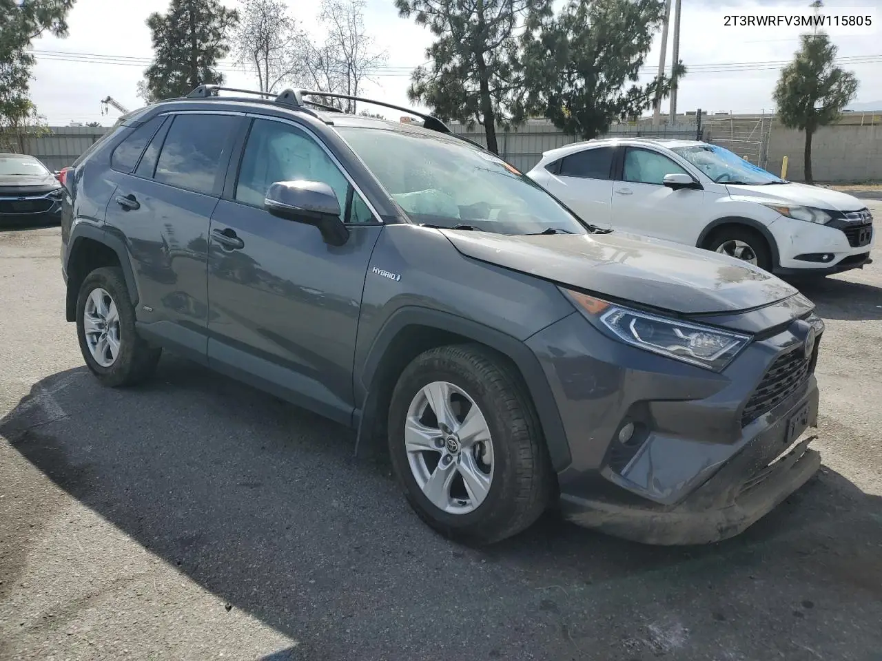 2021 Toyota Rav4 Xle VIN: 2T3RWRFV3MW115805 Lot: 56028125