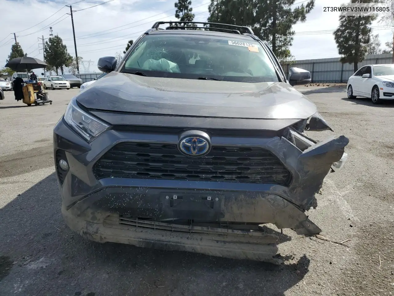 2021 Toyota Rav4 Xle VIN: 2T3RWRFV3MW115805 Lot: 56028125