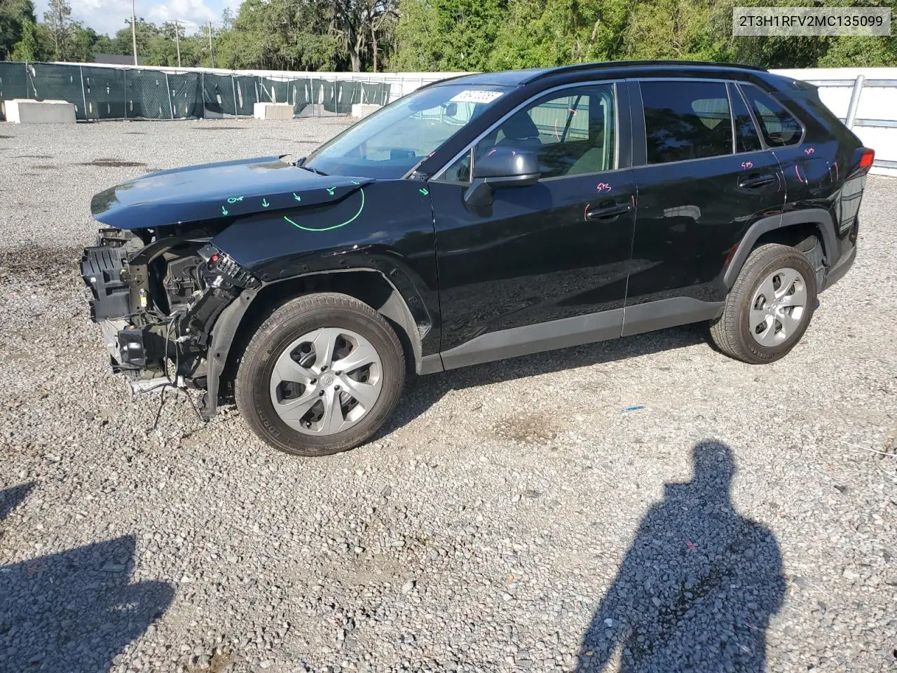 2021 Toyota Rav4 Le VIN: 2T3H1RFV2MC135099 Lot: 56470355