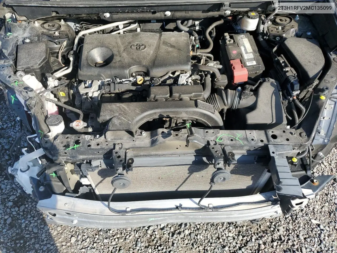2021 Toyota Rav4 Le VIN: 2T3H1RFV2MC135099 Lot: 56470355