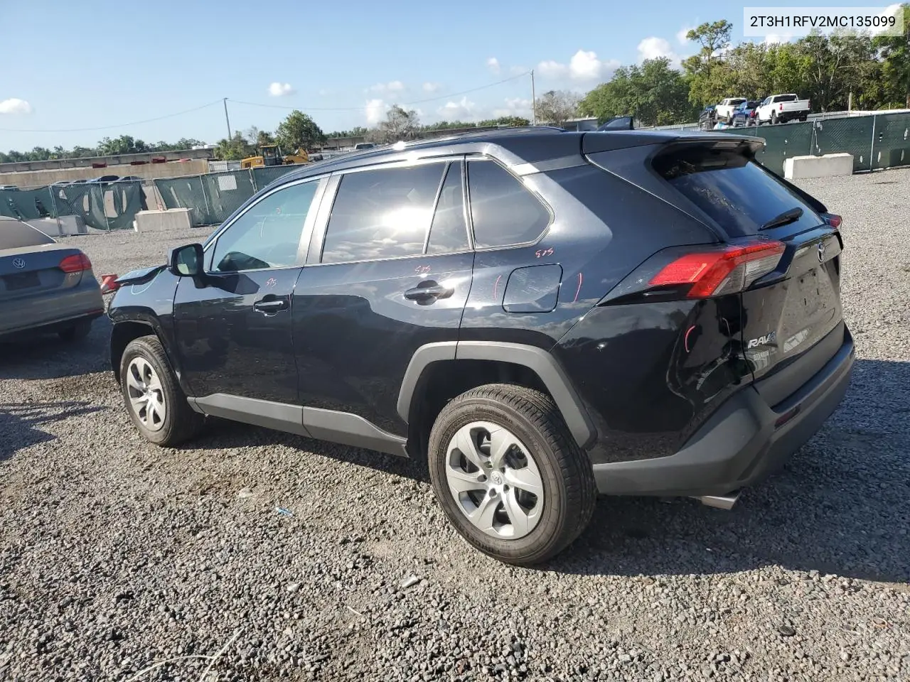 2021 Toyota Rav4 Le VIN: 2T3H1RFV2MC135099 Lot: 56470355