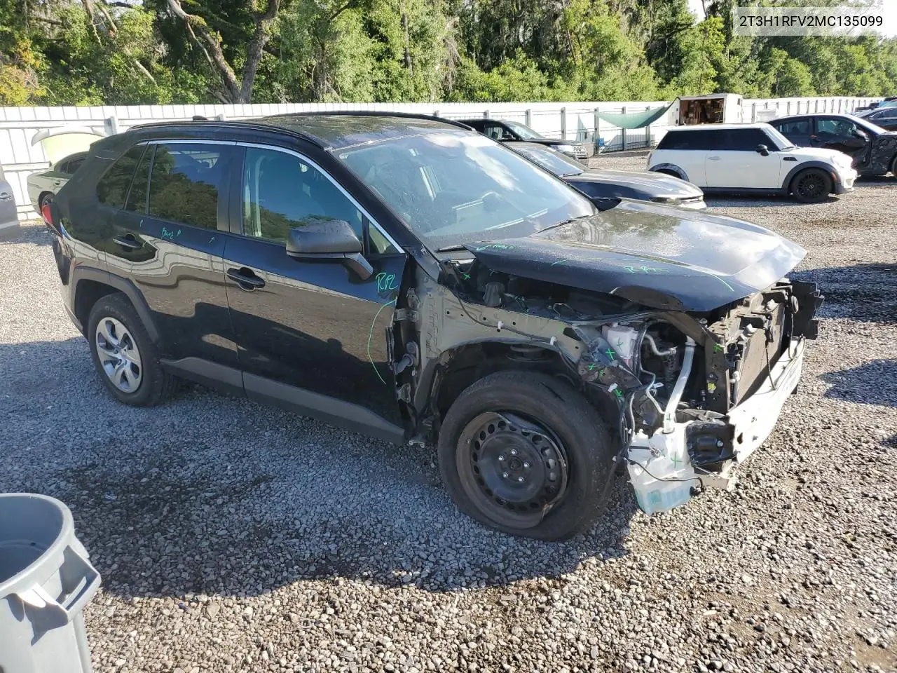2021 Toyota Rav4 Le VIN: 2T3H1RFV2MC135099 Lot: 56470355