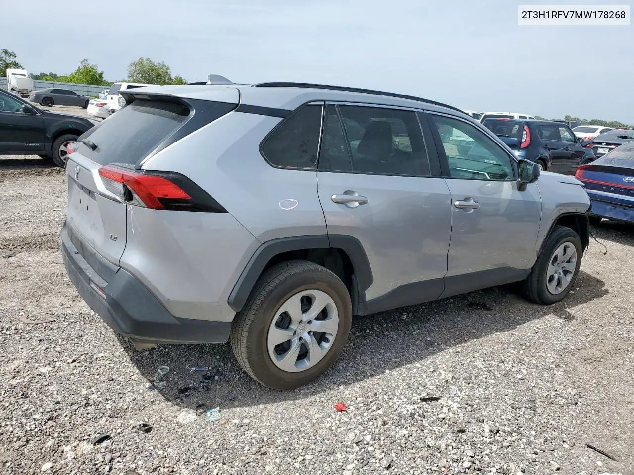 2021 Toyota Rav4 Le VIN: 2T3H1RFV7MW178268 Lot: 56732925