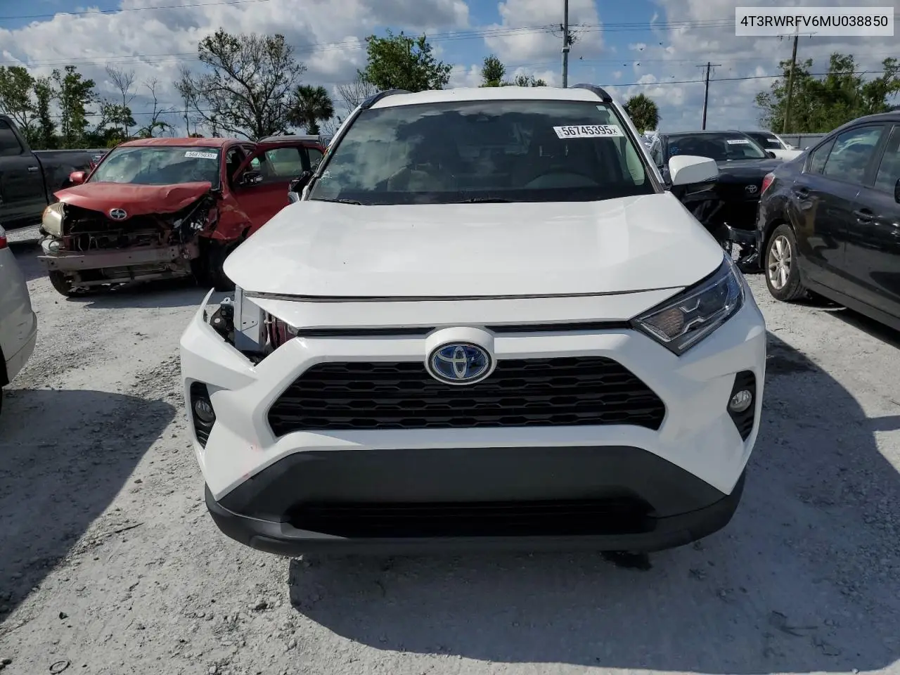 2021 Toyota Rav4 Xle VIN: 4T3RWRFV6MU038850 Lot: 56745395