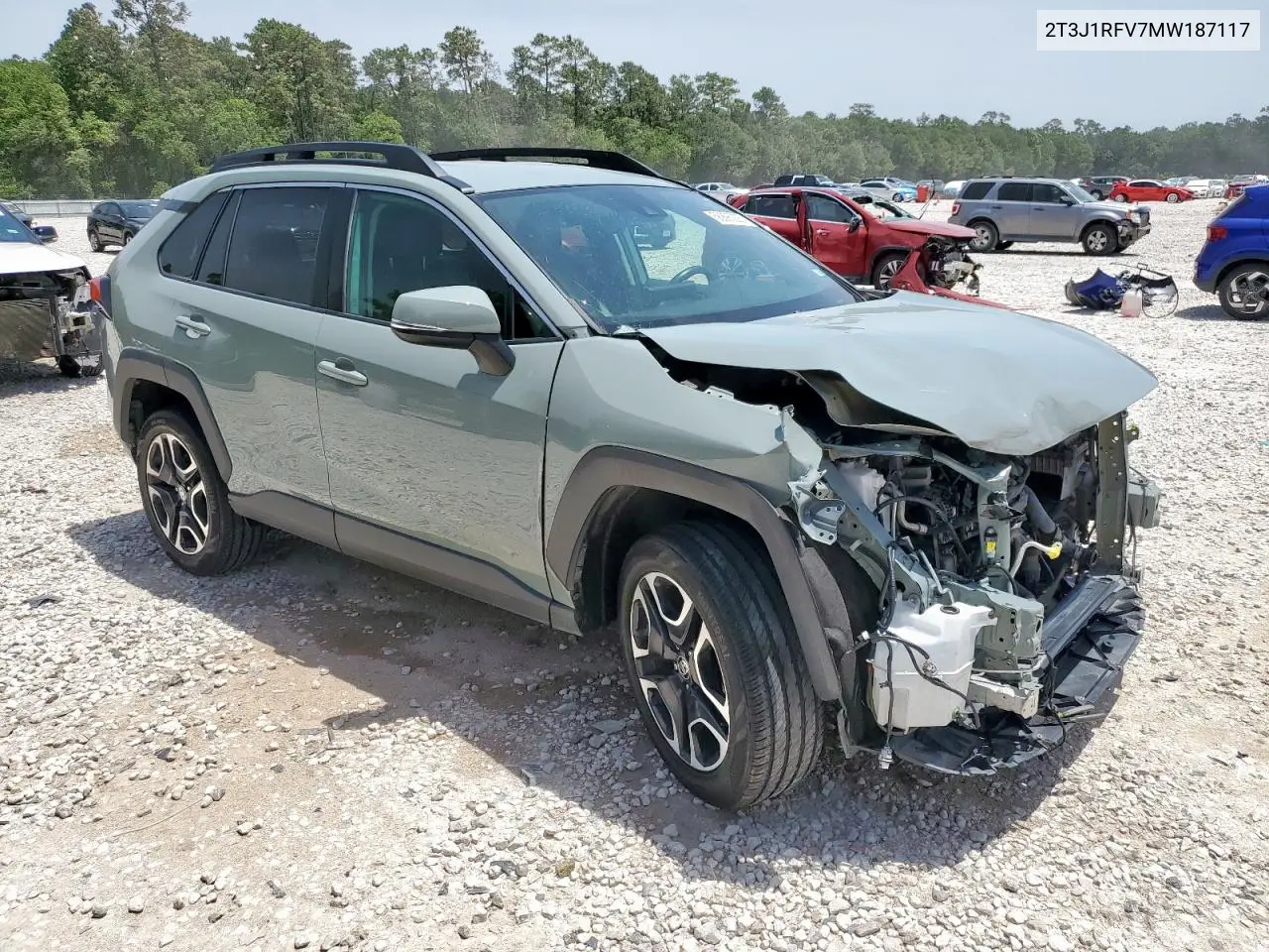 2021 Toyota Rav4 Adventure VIN: 2T3J1RFV7MW187117 Lot: 56895225