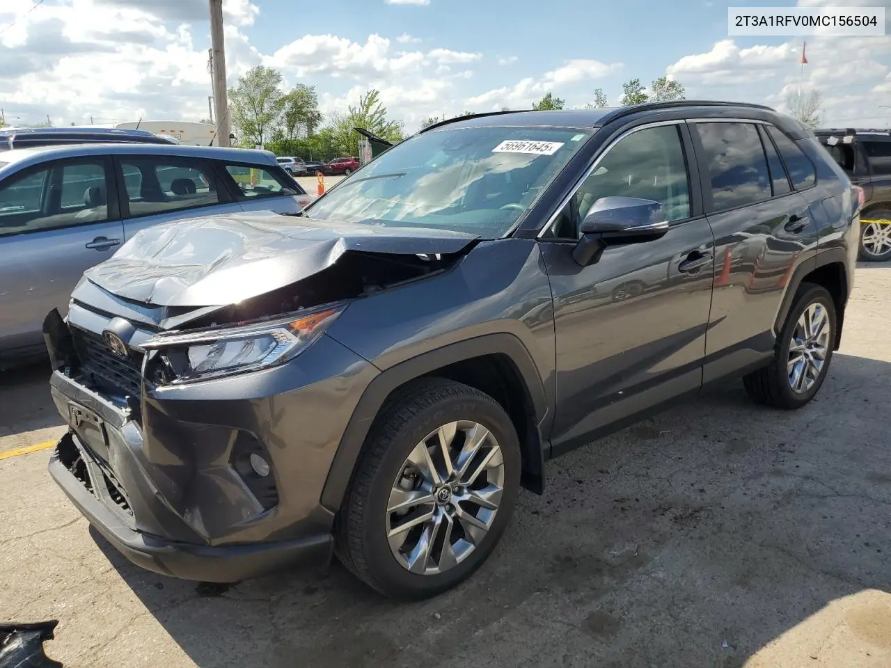 2021 Toyota Rav4 Xle Premium VIN: 2T3A1RFV0MC156504 Lot: 56961645