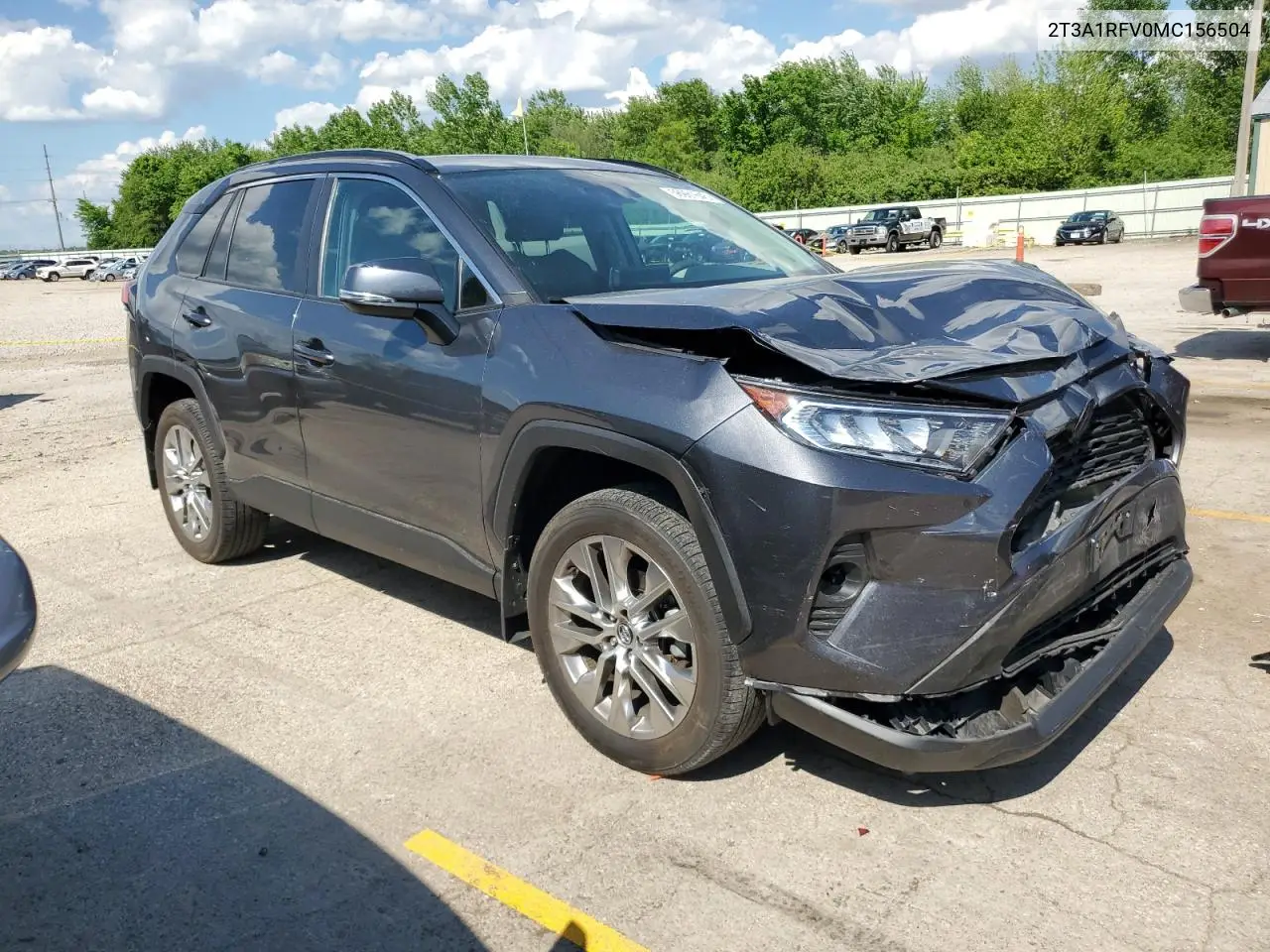 2021 Toyota Rav4 Xle Premium VIN: 2T3A1RFV0MC156504 Lot: 56961645