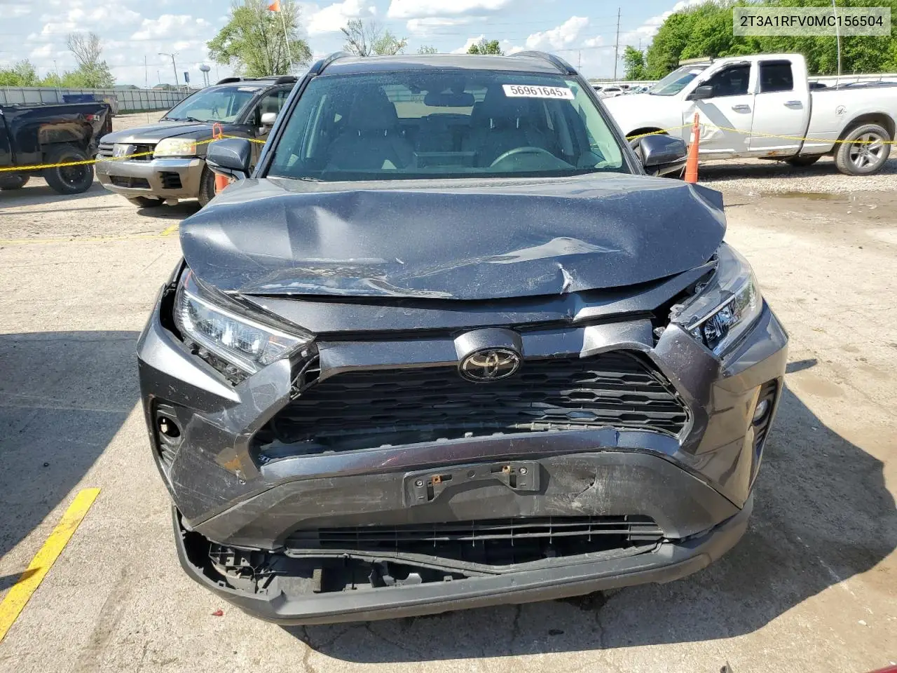 2021 Toyota Rav4 Xle Premium VIN: 2T3A1RFV0MC156504 Lot: 56961645